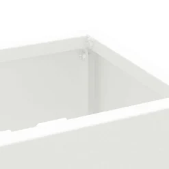 vidaXL Soporte para sombrilla 28 x 12 x 41 cm Acero White Best