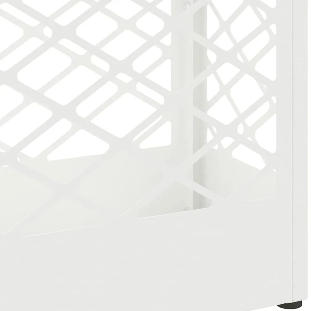 vidaXL Soporte para sombrilla 28 x 12 x 41 cm Acero White Best