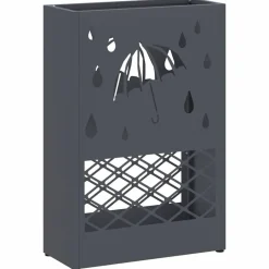 vidaXL Soporte para sombrilla 28 x 12 x 41 cm Acero Antracita Outlet