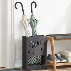 vidaXL Productos Del Hogar-Soporte para sombrilla 28 x 12 x 41 cm Acero