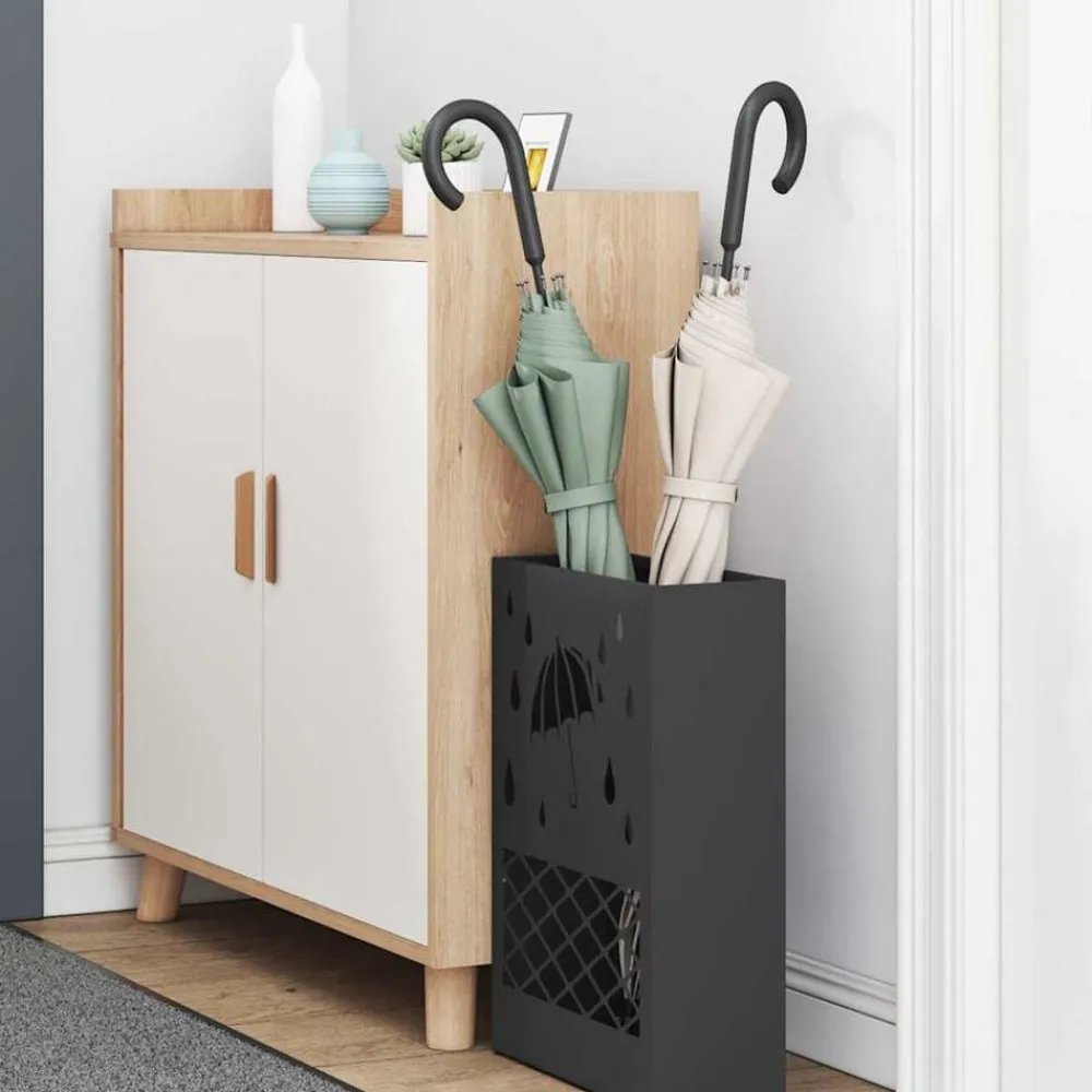 vidaXL Productos Del Hogar-Soporte para sombrilla 28 x 12 x 41 cm Acero