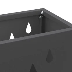 vidaXL Productos Del Hogar-Soporte para sombrilla 28 x 12 x 41 cm Acero