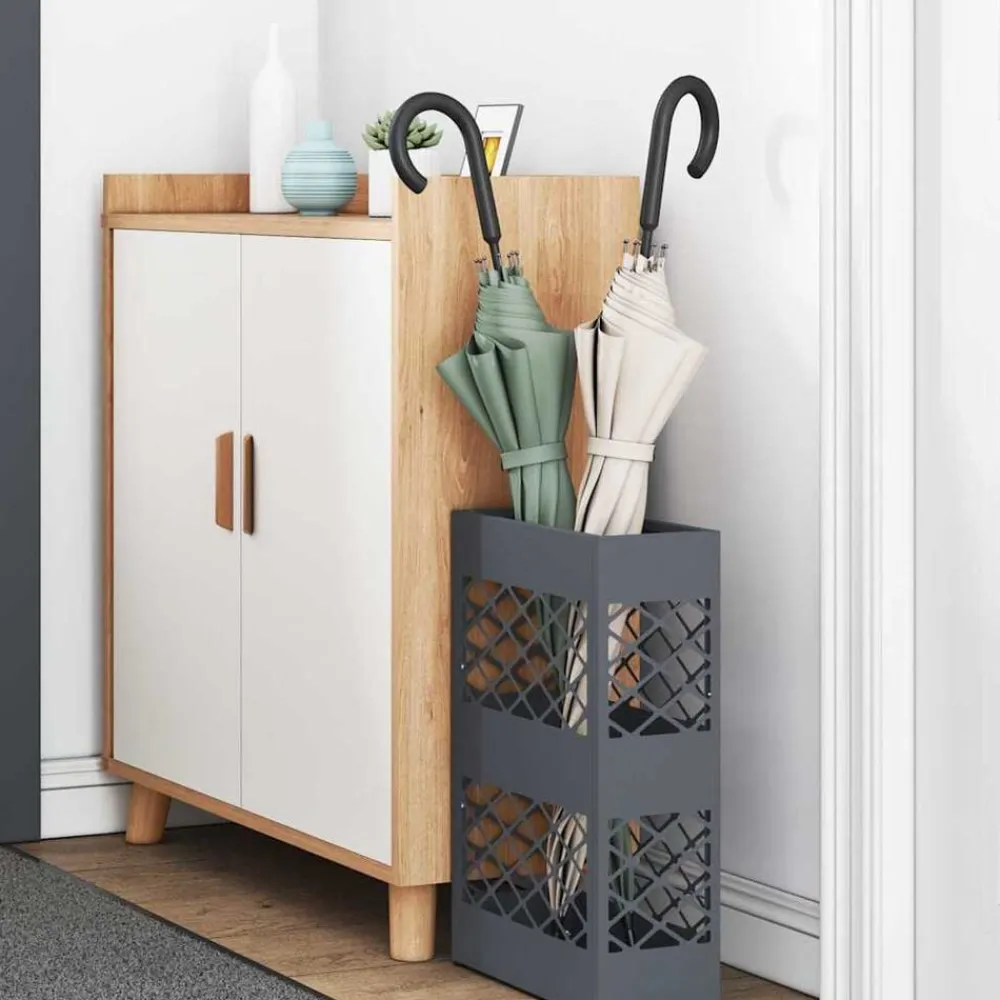 vidaXL Productos Del Hogar-Soporte para sombrilla 28 x 12 x 41 cm Acero