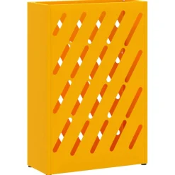 vidaXL Soporte para sombrilla 28 x 12 x 41 cm Acero Amarillo mostaza Best