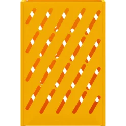 vidaXL Soporte para sombrilla 28 x 12 x 41 cm Acero Amarillo mostaza Best