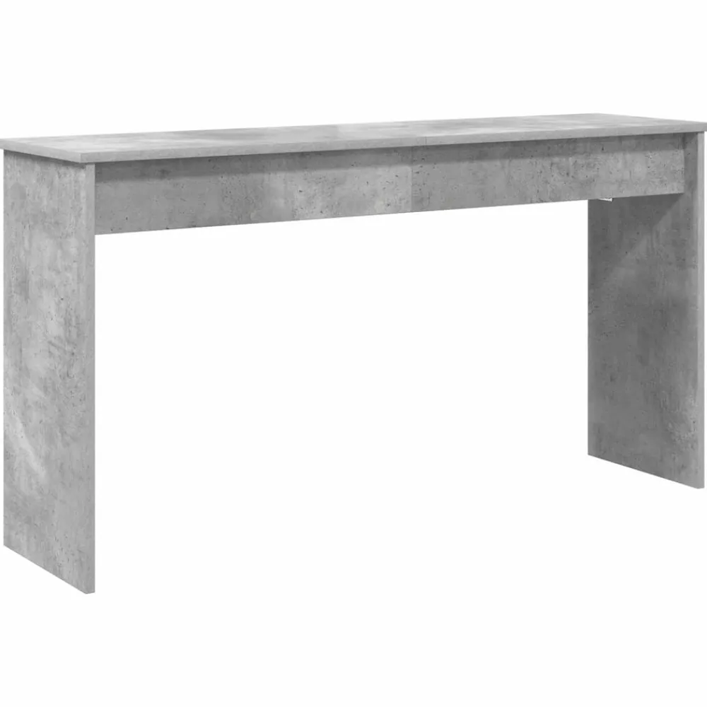 vidaXL Arte Y Ocio-Soporte para teclado Gris Concreto 120 x 32 x 64 cm