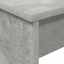 vidaXL Arte Y Ocio-Soporte para teclado Gris Concreto 120 x 32 x 64 cm
