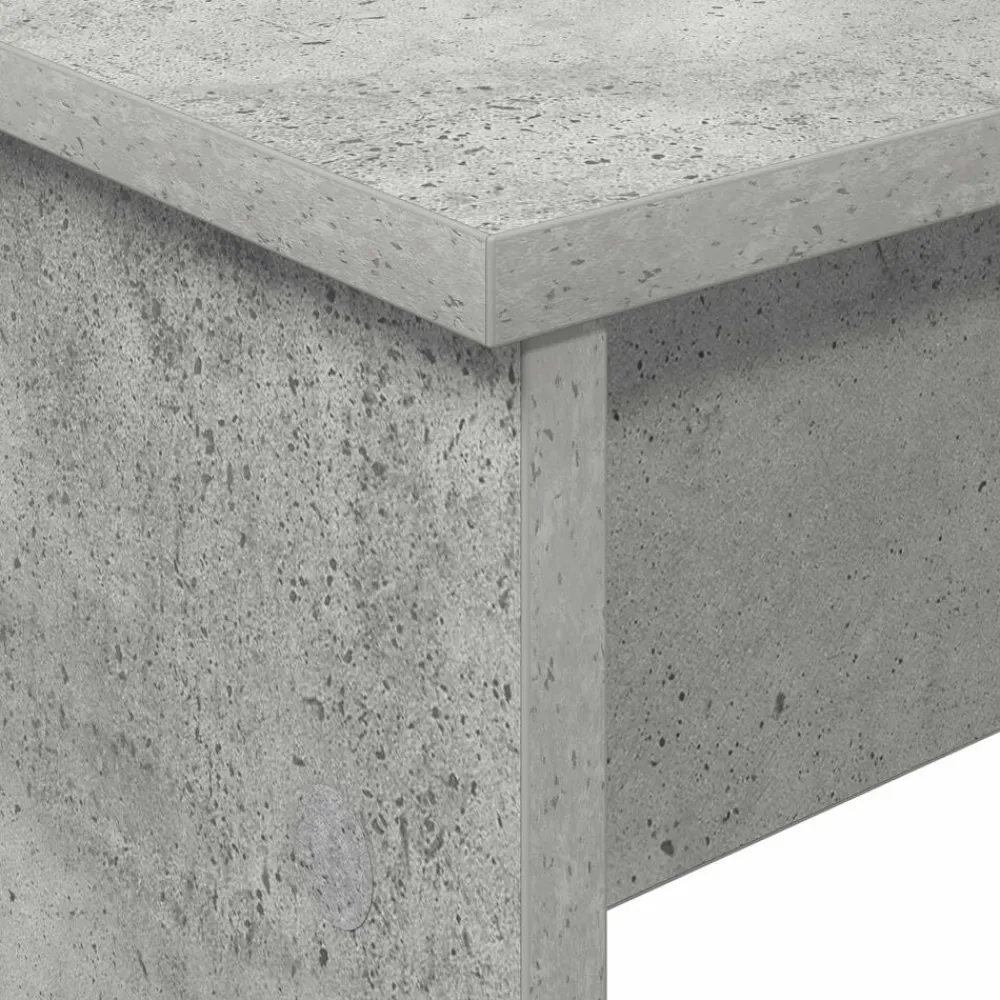 vidaXL Arte Y Ocio-Soporte para teclado Gris Concreto 120 x 32 x 64 cm