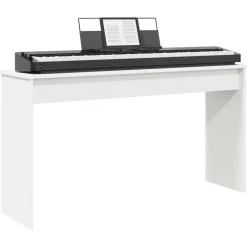vidaXL Soporte para teclado 120 x 32 x 64 cm Madera de ingeniería White Sale