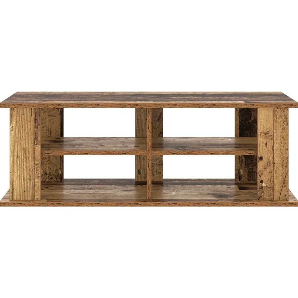 vidaXL Soporte para TV Madera vieja 96 x 35 x 33,5 cm Madera envejecida Discount