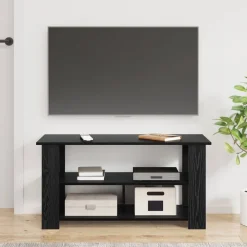 vidaXL Soporte para TV 100 x 40 x 50 cm Roble negro New