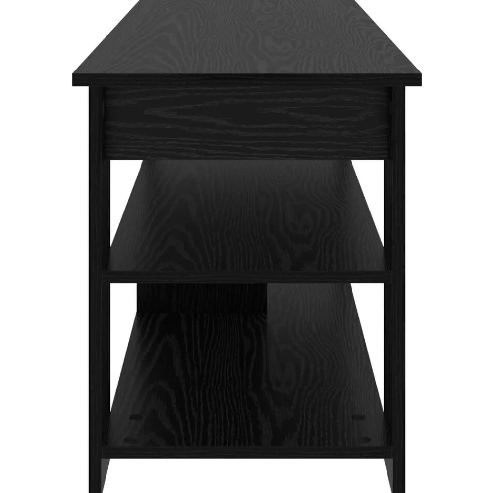 vidaXL Soporte para TV 100 x 40 x 50 cm Roble negro New