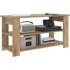 vidaXL Muebles Tv-Soporte para TV Roble artesanal 100 x 40 x 50 cm