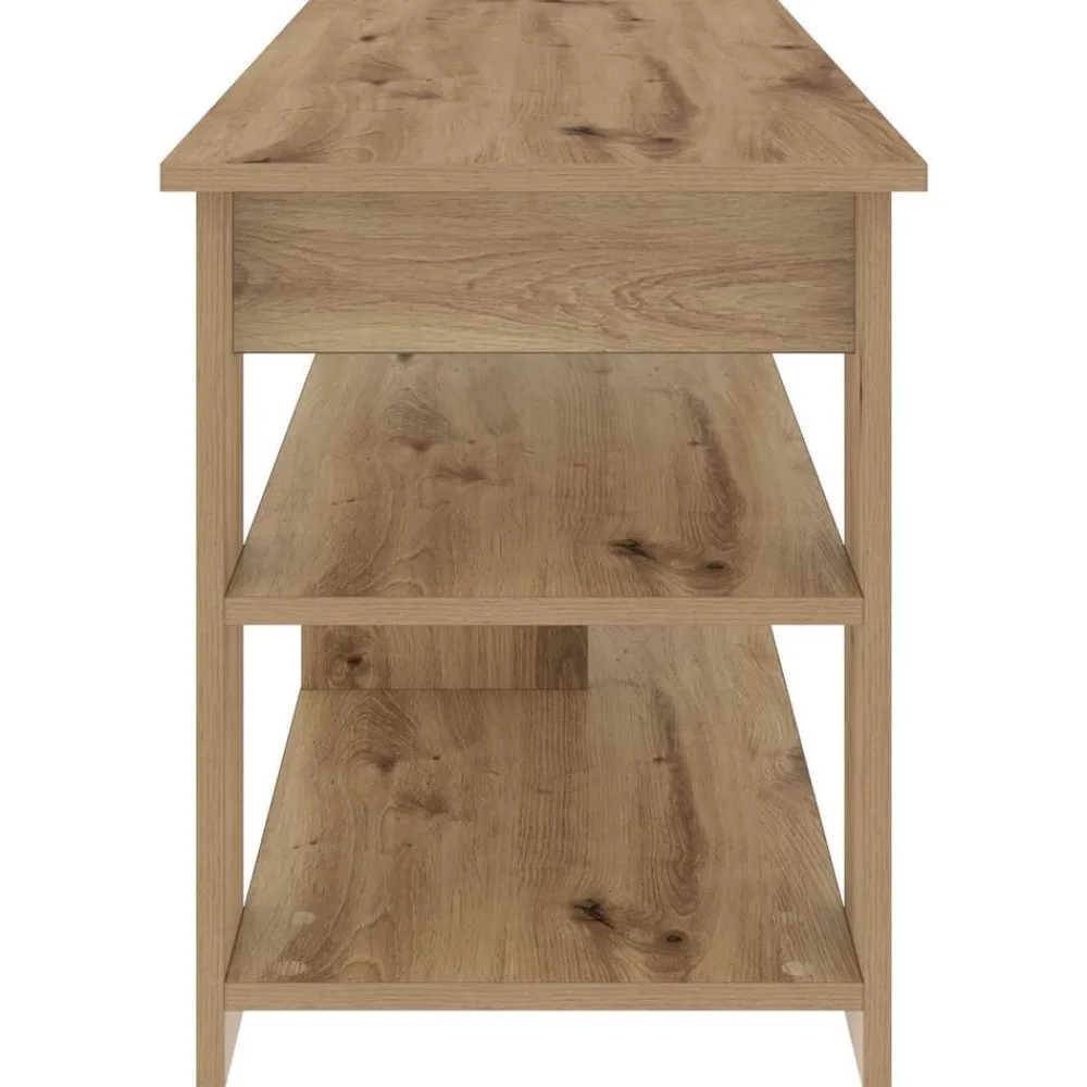 vidaXL Muebles Tv-Soporte para TV Roble artesanal 100 x 40 x 50 cm