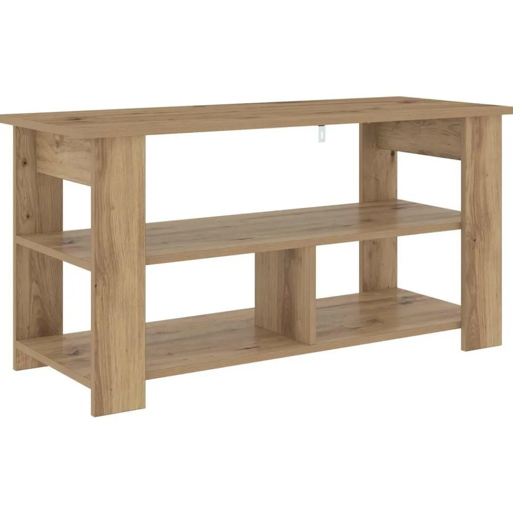 vidaXL Muebles Tv-Soporte para TV Roble artesanal 100 x 40 x 50 cm