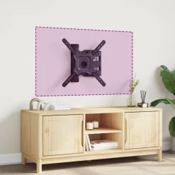 vidaXL Electrónica-Soporte pared TV pantalla 32''-55'' Max VESA 400x400 mm 35 kg