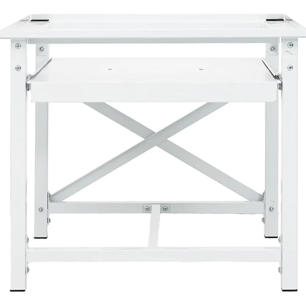 vidaXL Accesorios Para Electrodomésticos-Soporte pedestal para lavadora con estante extraíble