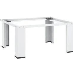 vidaXL Soporte pedestal para lavadora Blanco Hot
