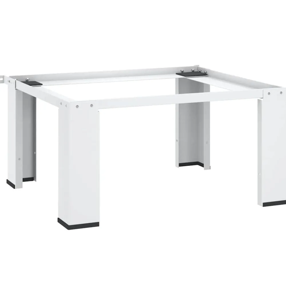 vidaXL Soporte pedestal para lavadora Blanco Hot