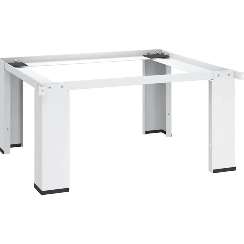 vidaXL Soporte pedestal para lavadora Blanco Hot