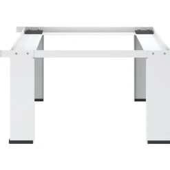 vidaXL Soporte pedestal para lavadora Blanco Hot
