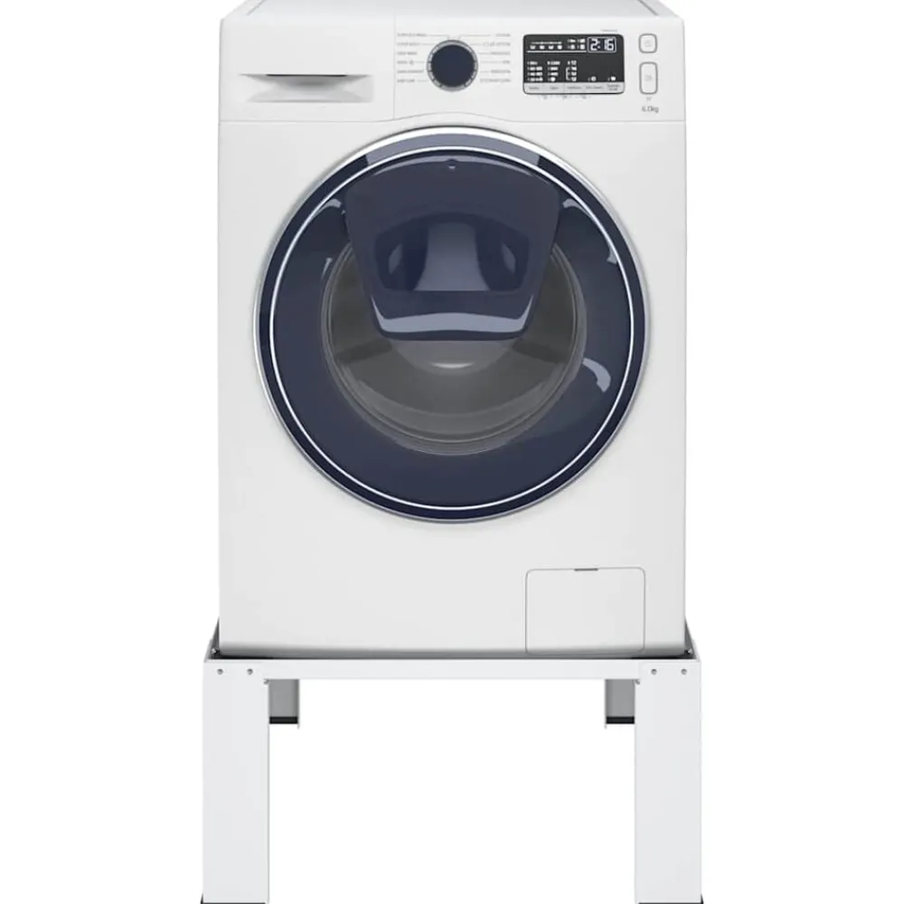 vidaXL Soporte pedestal para lavadora Blanco Hot