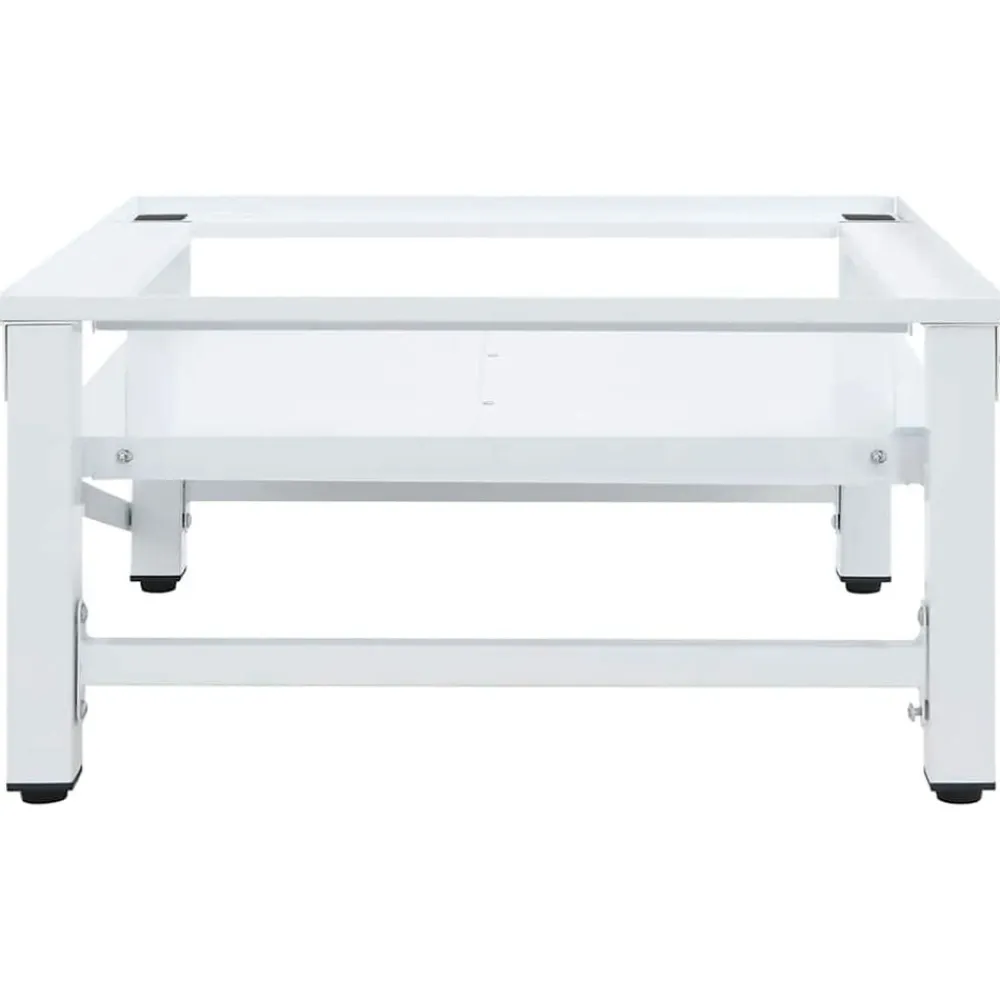 vidaXL Accesorios Para Electrodomésticos-Soporte pedestal para lavadora con estante extraíble
