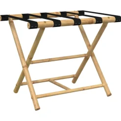 vidaXL Soporte plegable para maletas bambú 62x42x50,5 cm Hot