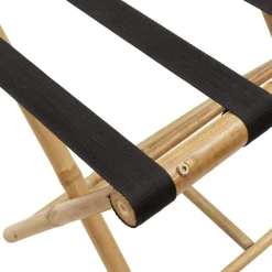 vidaXL Soporte plegable para maletas bambú 62x42x50,5 cm Hot
