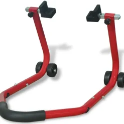 vidaXL Soporte trasero para motocicleta rojo