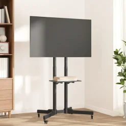 vidaXL Electrónica-Soporte TV con ruedas pantalla 32-70'' Max VESA 600x400mm 50kg
