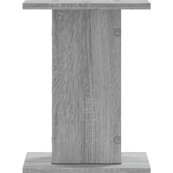 vidaXL Soportes altavoces 2 uds madera 30x30x40 cm Gris sonoma Discount