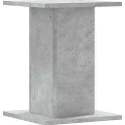 vidaXL Electrónica-Soportes altavoces 2 uds madera gris hormigón 30x30x40 cm