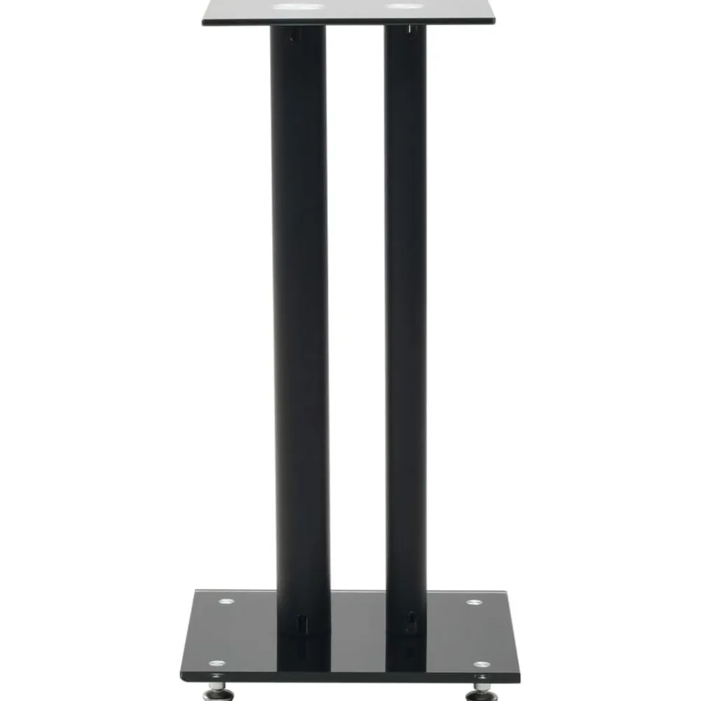 vidaXL Electrónica-Soportes altavoz vidrio templado diseño 2 pilares 2 uds
