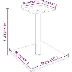 vidaXL Soportes de altavoces 2 uds vidrio templado 1 pilar Negro Sale