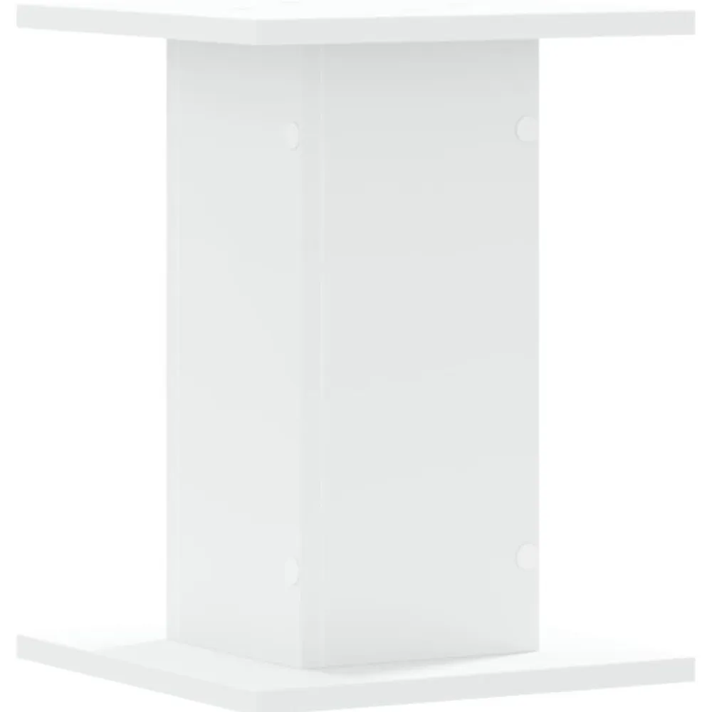 vidaXL Soportes de plantas 2 uds madera ingeniería 30x30x40 cm Blanco Outlet