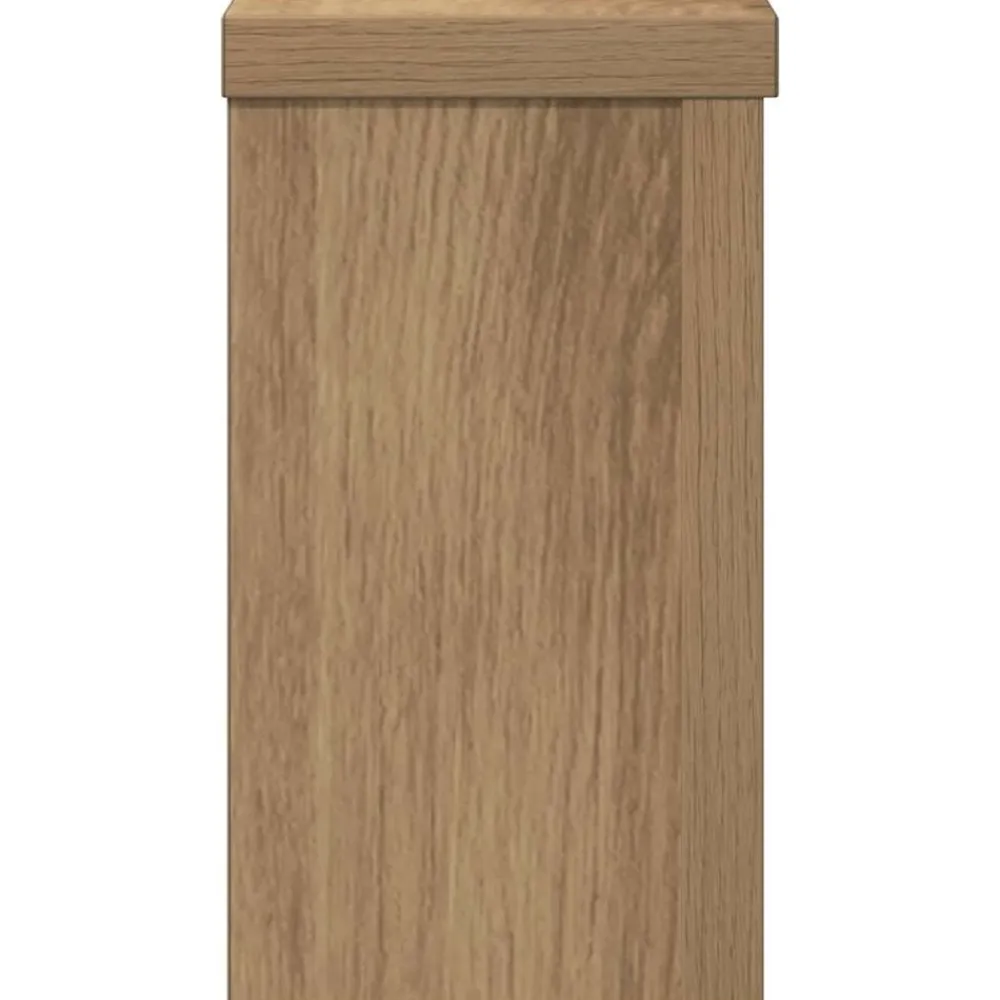 vidaXL Soportes de plantas 2 uds madera artisian 10x10x18 cm Roble Clearance