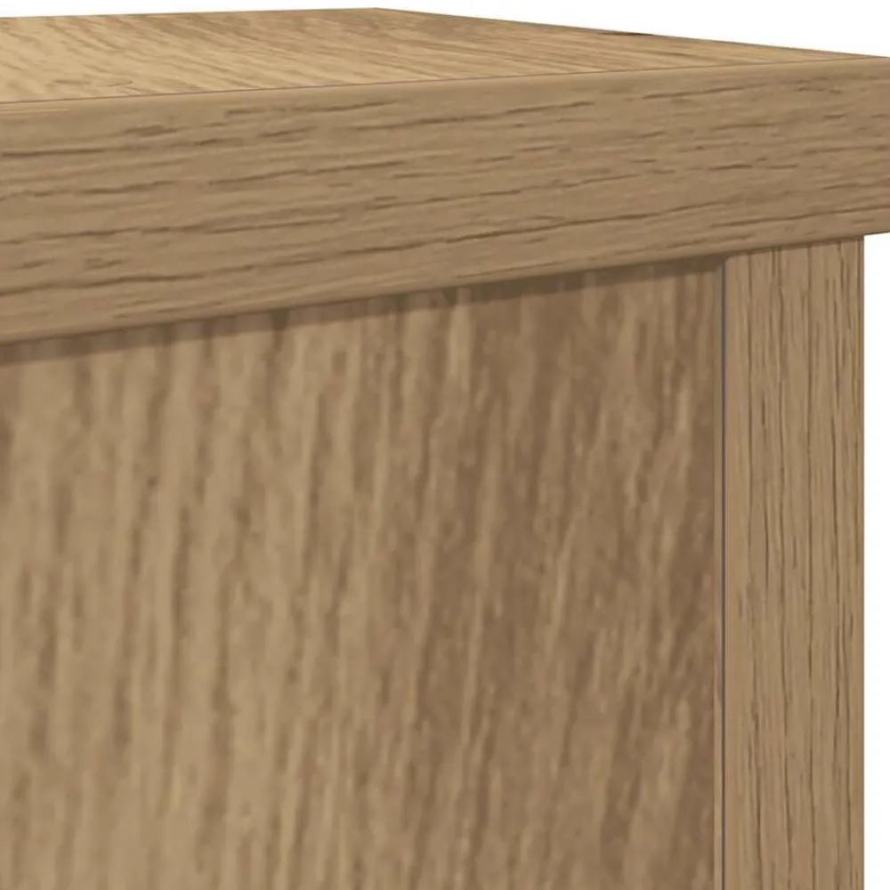 vidaXL Soportes de plantas 2 uds madera artisian 10x10x18 cm Roble Clearance