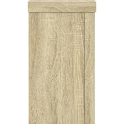 vidaXL Soportes de plantas 2 uds madera 10x10x18 cm Roble Sonoma Outlet
