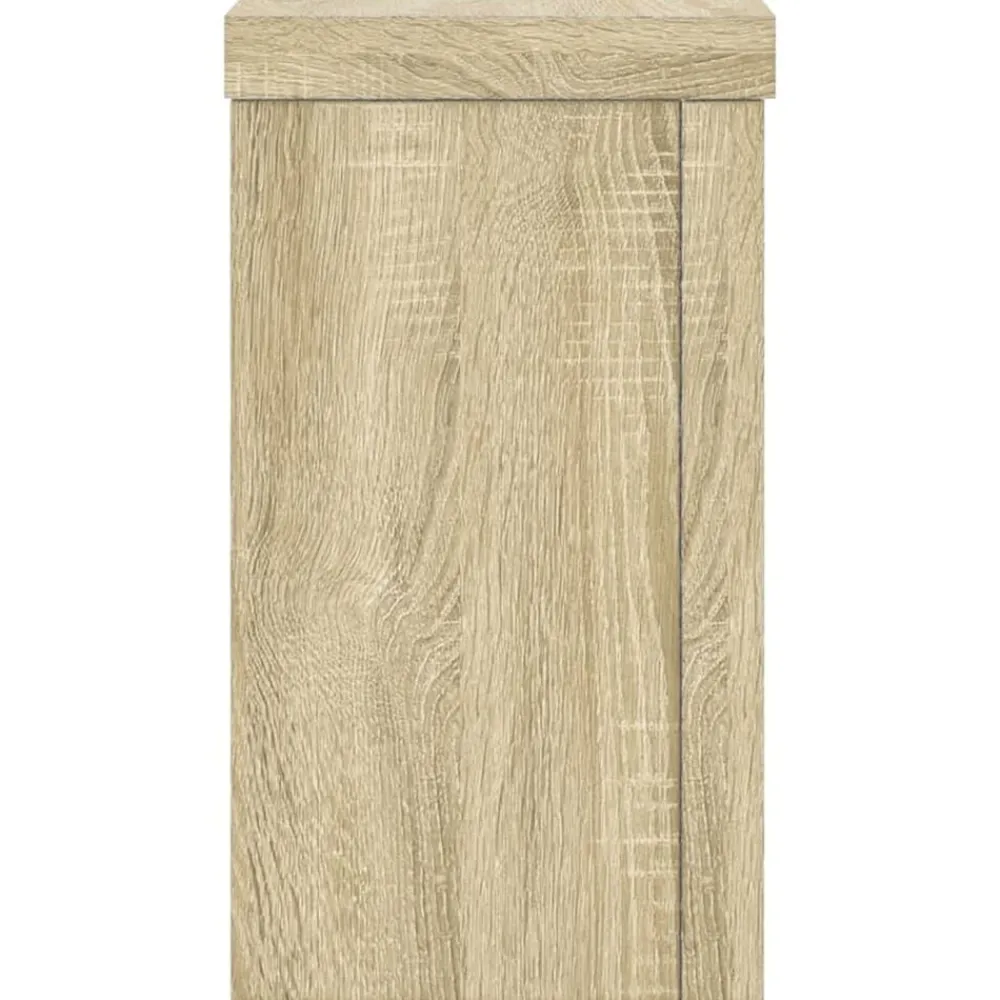 vidaXL Soportes de plantas 2 uds madera 10x10x18 cm Roble Sonoma Outlet