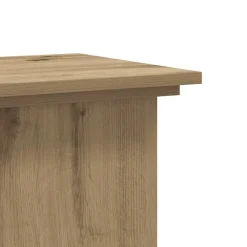 vidaXL Jardín-Soportes de planta madera ingeniería artisian 33x33x60 cm