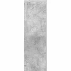 vidaXL Soportes de plantas madera ingeniería gris hormigón 33x33x100cm Gris hormigón Hot