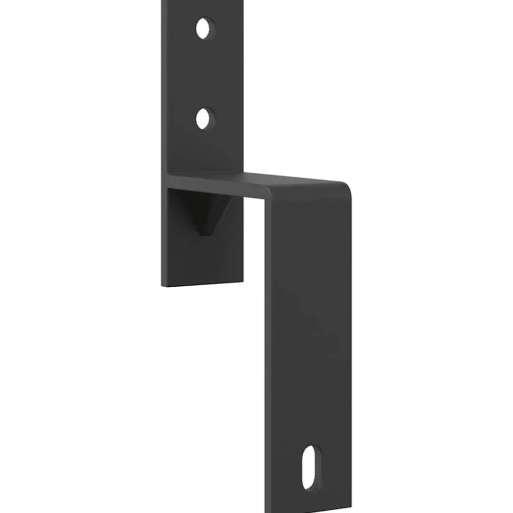 vidaXL Soportes derivación puerta granero 5 piezas para rieles planos Discount