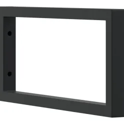 vidaXL Accesorios De Bricolaje-Soportes estante de lavabo 2 uds rectangular acero