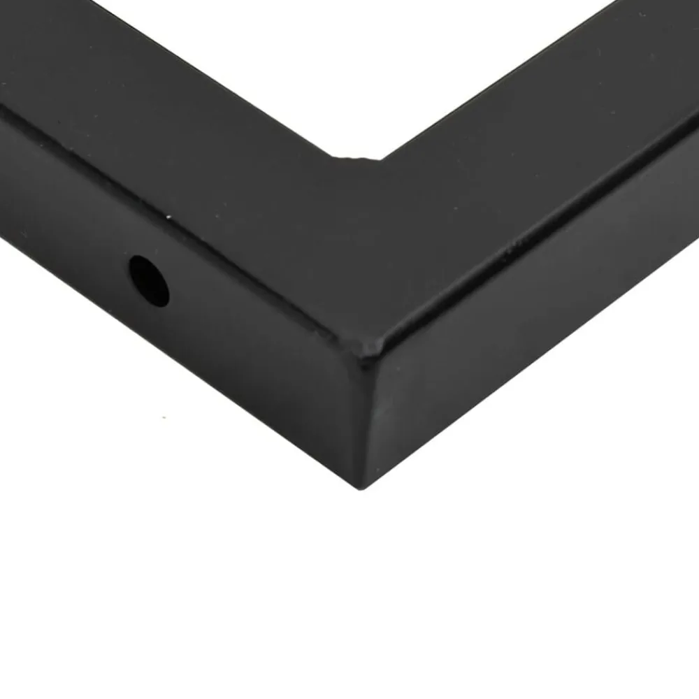 vidaXL Accesorios De Bricolaje-Soportes estante de lavabo 2 uds rectangular acero