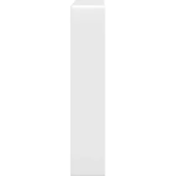 vidaXL Soportes estante de lavabo 2 uds rectangular acero Blanco Sale