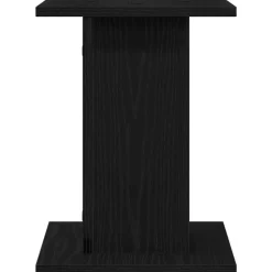vidaXL Electrónica-Soportes para Altavoces 2 pcs Roble Negro