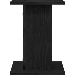 vidaXL Electrónica-Soportes para Altavoces 2 pcs Roble Negro