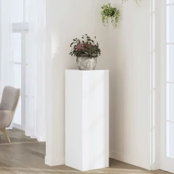 vidaXL Jardín-Soportes para plantas madera de ingeniería 33x33x100 cm