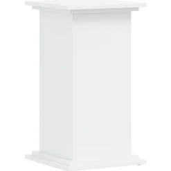 vidaXL Soportes para plantas madera de ingeniería 33x33x60 cm Blanco